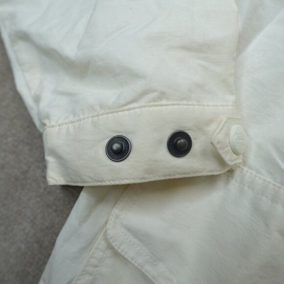 Vintage LL Bean Jacket XL Ivory Windbreaker Old Stock Full Zip NEW READ - Picture 4 of 15